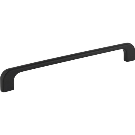 Jeffrey Alexander 192 mm Center-to-Center Matte Black Alvar Cabinet Pull 264-192MB